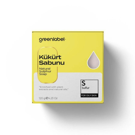 GREENLABEL KÜKÜRT SABUN 120 G.