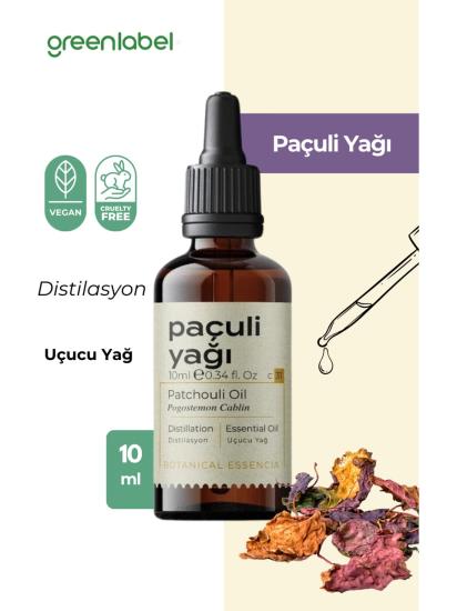 GREENLABEL PAÇULİ YAĞI 10 ML. (DİSTİLASYON)