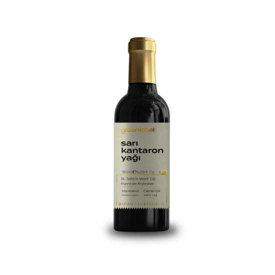 GREENLABEL SARI KANTARON YAĞI 180 ML. (MASERASYON)