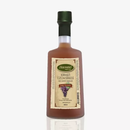 HAVRANO KIRMIZI ÜZÜM SİRKESİ 500 ML