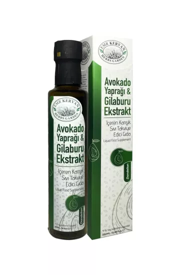 KERVAN AVOKADO GİLABURU ARM.BIT SUYU 250 ML.