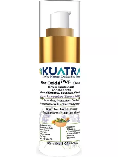KUATRA ÇİNKO OKSİT PLUS KREM (CİLT LEKESİ ÖNLEMEYE YARDIMCI) 30 ML