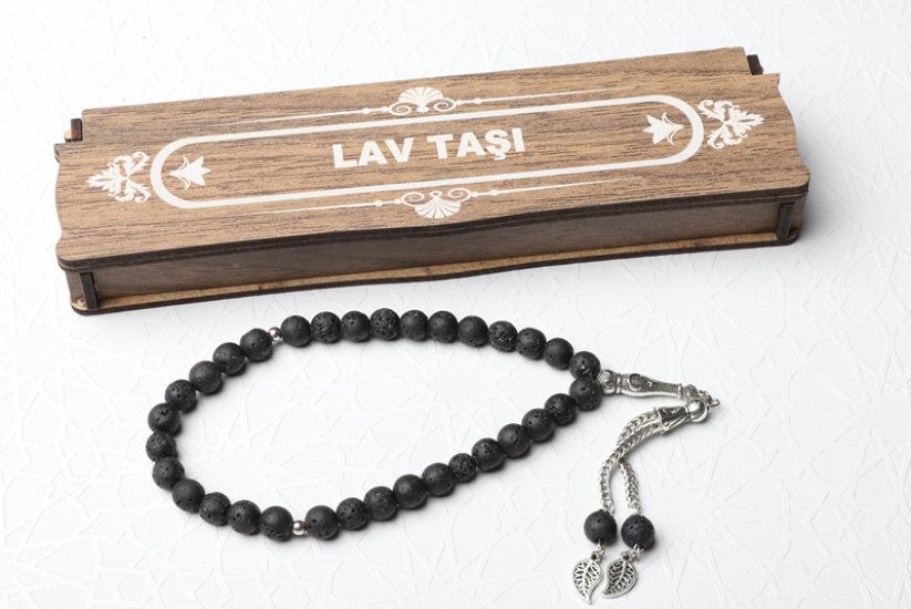 KUTULU 33 LÜ TESBİH LAV TAŞI