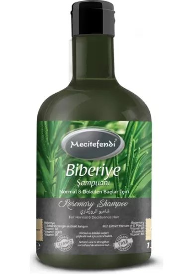 MECİTEFENDİ BİBERİYE ŞAMPUANI (400 ml.)