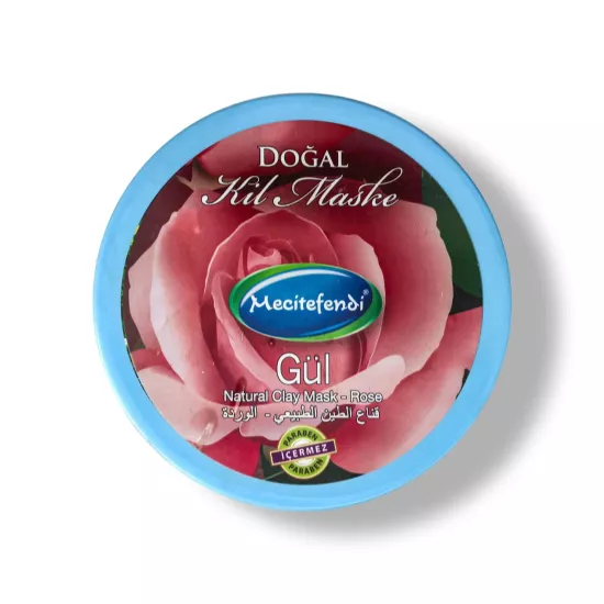 MECİTEFENDİ DOĞAL KİL MASKE-GÜL (200 ml.)