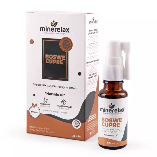 MİNERELAX BOSWE-CUPRE SPREY (BİTKi BİLEŞENİ) 20 ML
