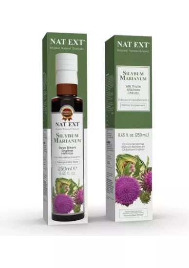 NAT-EXT SİLYBUM MARIANUM (DEVE DİKENİ,ENGİNAR, HİNDİBA) SIVI EKSTRAKTI 250 ML