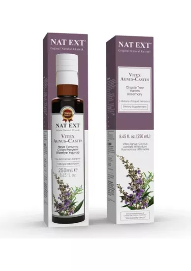 NAT-EXT VİTEX AGNUS-CASTUS (HAYIT TOHUMU, CİVAN PERÇEMİ) SIVI EKSTRAKTI 250 ML