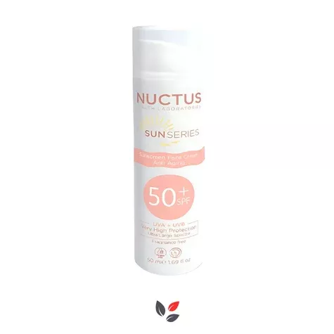 NUCTUS GÜNEŞ KORUYUCU KREM HASSAS CİLTLER SPF50 +  50ML
