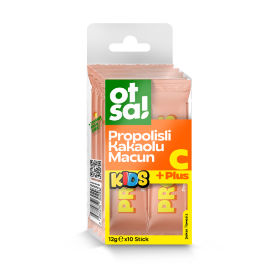 OTSA KİDS PROPOLİSLİ KAKAOLU MACUN 12G X 10 STICK