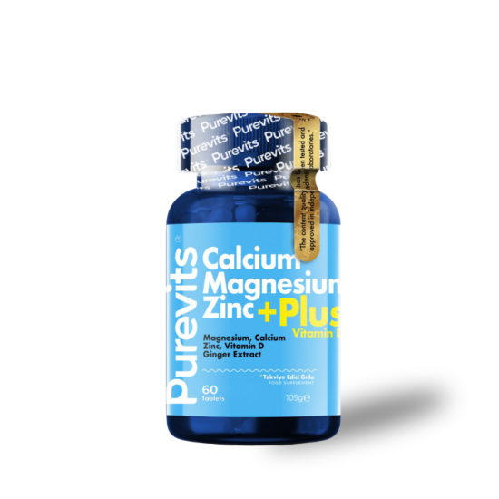 PUREVITS CA MG ZN VİTAMİN D - 60 TABLETS