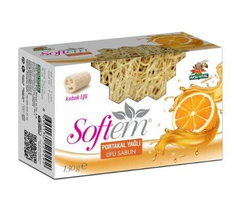 SFT PORTAKAL YAGLI LİFLİ SABUN 130G