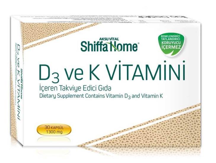 SHF VİTAMİN K&D3 30 SOFTGEL