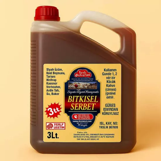 IŞIK BAHARAT KAN ŞURUBU 3 LT.