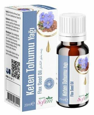 SOFTEM KETEN TOHUMU YAĞI 20 ML