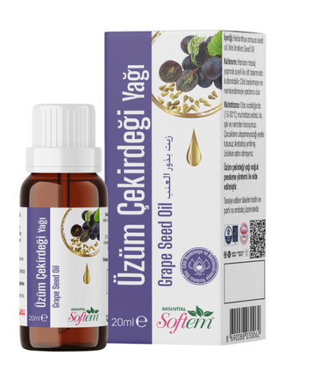 SOFTEM ÜZÜM ÇEKİRDEĞİ YAĞI 20 ML