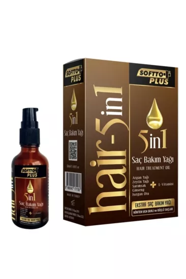 SOFTTO PLUS 5 İN 1 SAÇ BAKIM YAĞI 50 ML