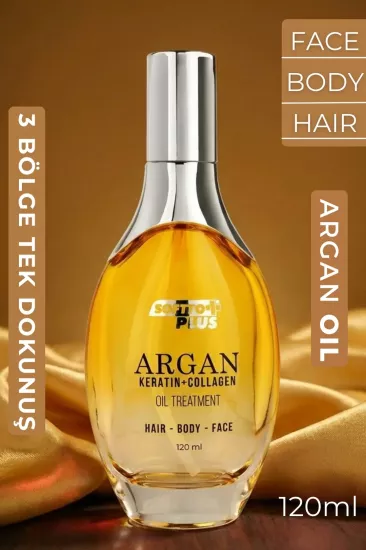 SOFTTO PLUS ARGAN-KERATİN YAĞI 120 ML PENCERELİ
