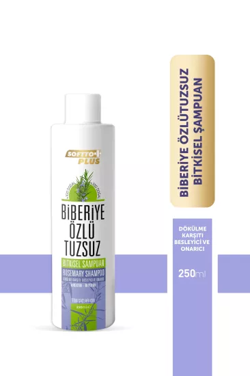 SOFTTO PLUS BİBERİYE  ÖZLÜ TUZSUZ ŞAMPUAN 250 ML