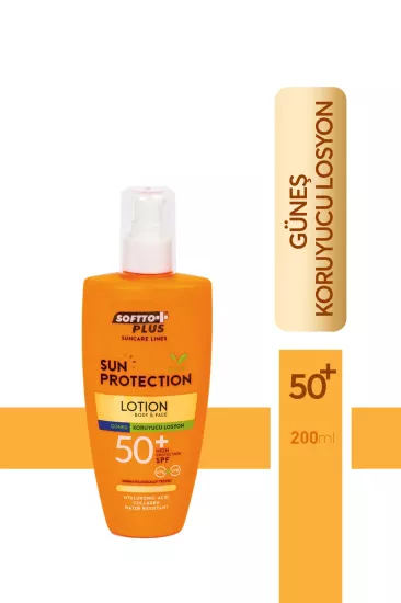 SOFTTO PLUS GÜNEŞ KORUYUCU LOSYON 200 ML (50 FAKTÖR)