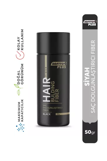 SOFTTO PLUS HAIR BULDING FIBER DARK BROWN 50 GR