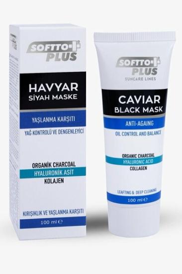 SOFTTO PLUS HAVYAR SİYAH MASKE 100 ML