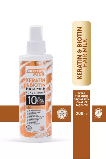 SOFTTO PLUS KERATİN & BİOTİN SAÇ SÜTÜ 250 ML