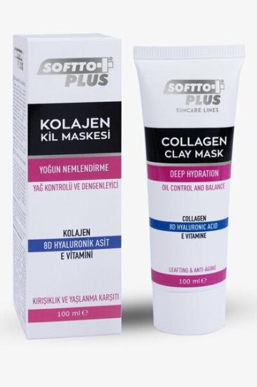 SOFTTO PLUS KOLAJEN KİL MASKESİ 100 ML