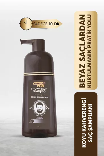 SOFTTO PLUS KOYU KESTANE ŞAMPUAN 200 ML+200 ML