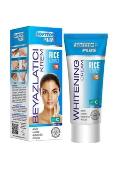 SOFTTO PLUS PİRİNÇ ÖZLÜ BEYAZLATICI KREM 100 ML