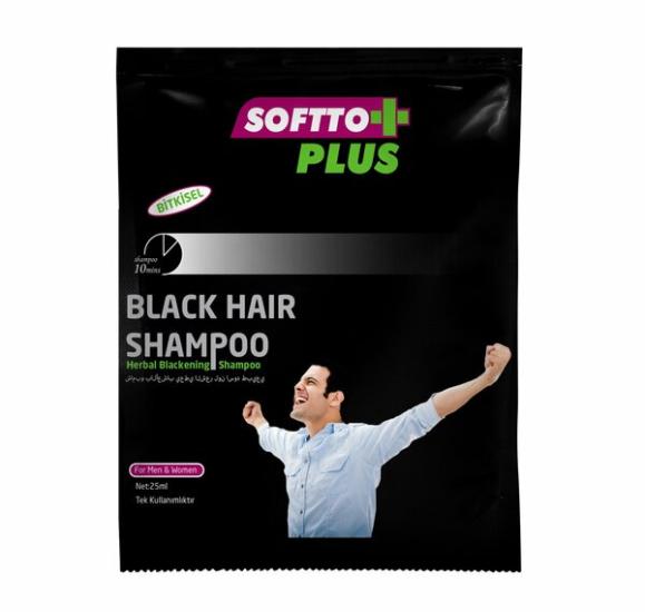 SOFTTO PLUS SİYAH ŞAMPUAN 25 ML