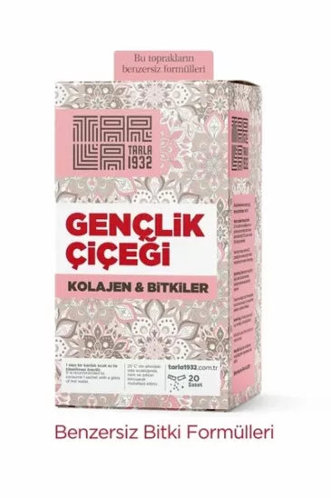 TARLA GENÇLİK ÇiÇEĞİ KOLAJEN & BİTKİLER 5G. X 20 ŞAS...