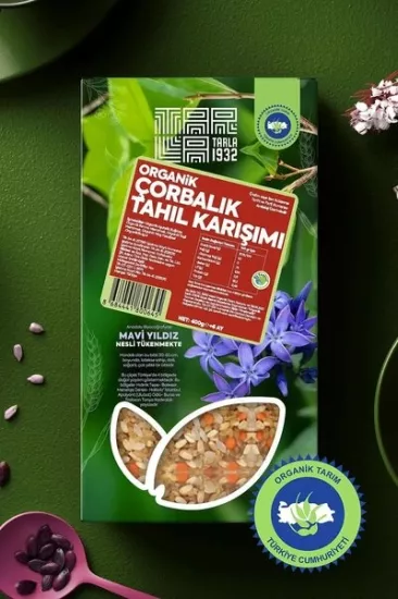 TARLA ORGANİK ÇORBALIK TAHIL KARIŞIM 400 G.