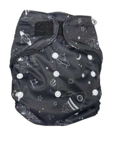 YIKANABİLİR BEBEK BEZİ TEK BEDEN COVER UZAY