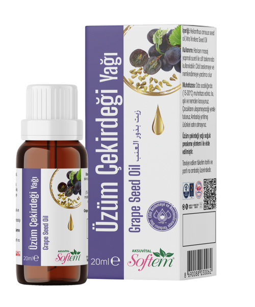 SOFTEM ÜZÜM ÇEKİRDEĞİ YAĞI 20 ML
