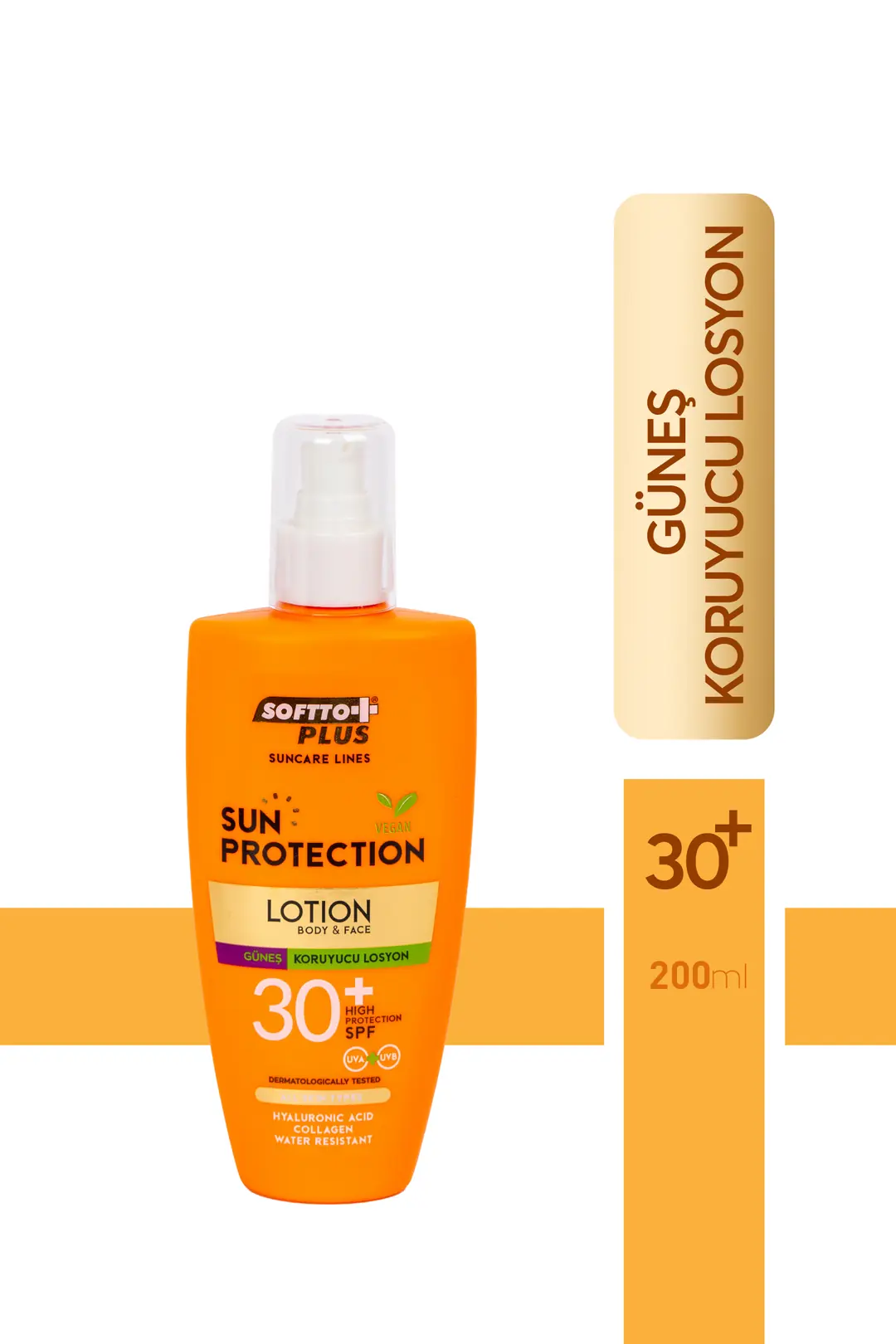 SOFTTO PLUS GÜNEŞ KORUYUCU LOSYON 200 ML (30 FAKTÖR)
