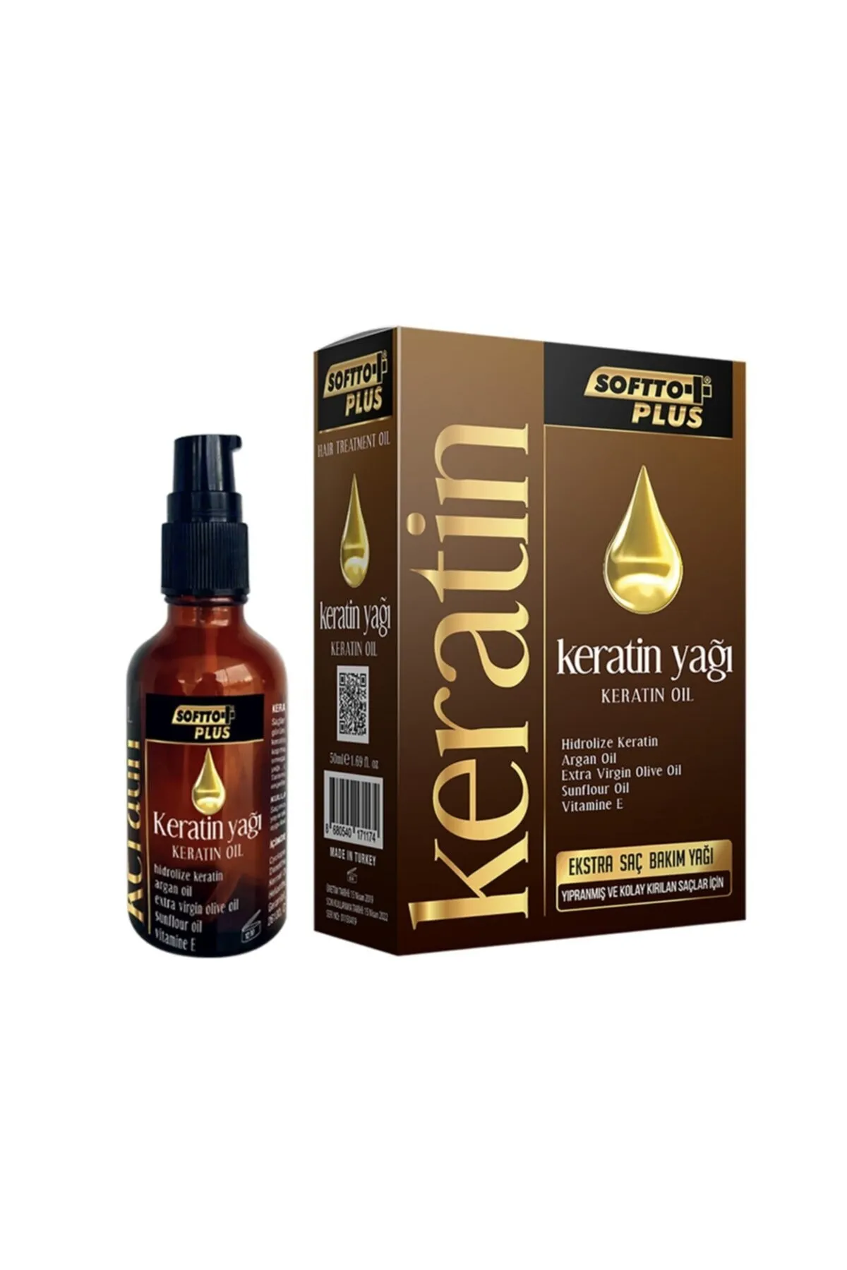 SOFTTO PLUS KERATİN YAĞI 50 ML
