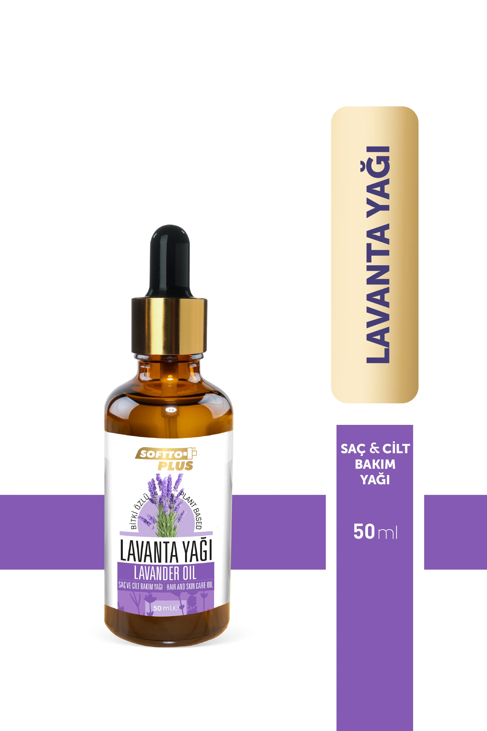 SOFTTO PLUS LAVANTA SAÇ VE CİLT BAKIM YAĞI 50 ML