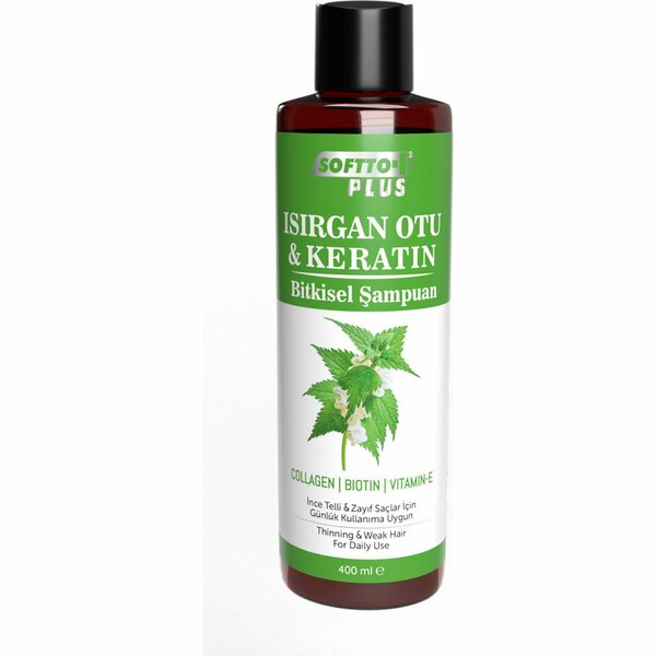 SOFTTO PLUS ISIRGAN OTU & KERATİN BİTKİSEL ŞAMPUAN 400ML