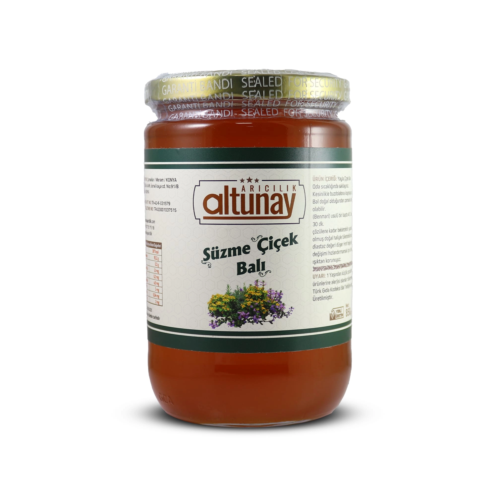 SÜZME BAL 850 GR