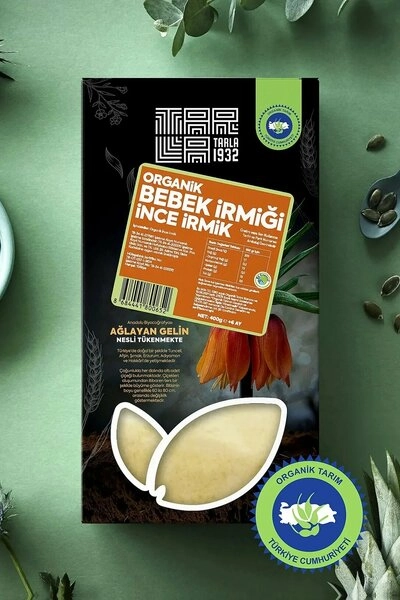 TARLA ORGANİK BEBEK iRMiĞİ (İNCE İRMiK) 400 G.