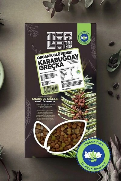 TARLA ORGANİK GLUTENSİZ KARABUĞDAY GREÇKA 400 G
