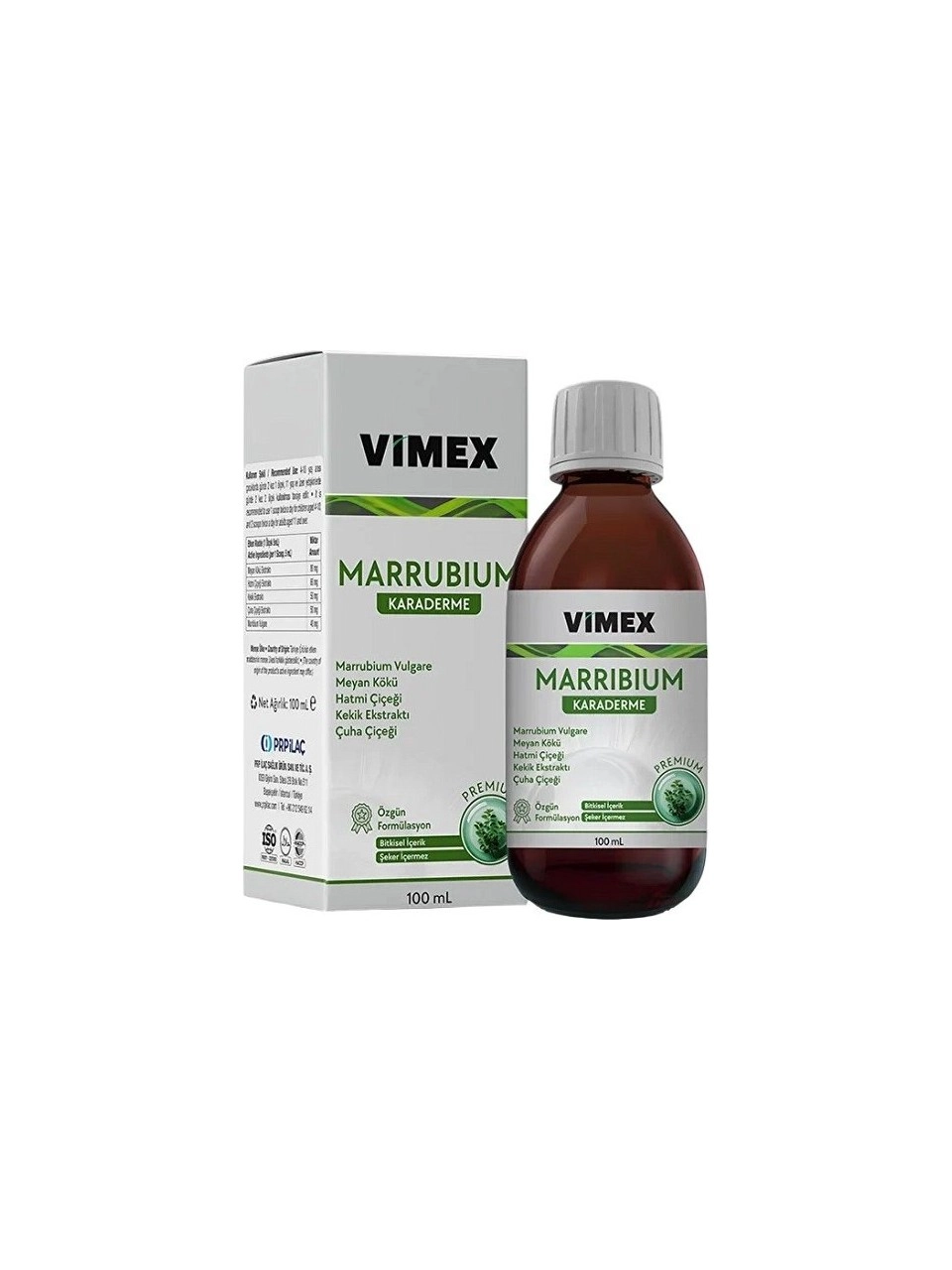 VİMEX KARADERME MARRUBIUM 100 ML ŞURUP