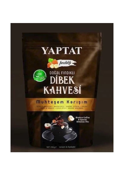 YAPTAT FINDIKLI DİBEK KAHVESİ *150 GR*